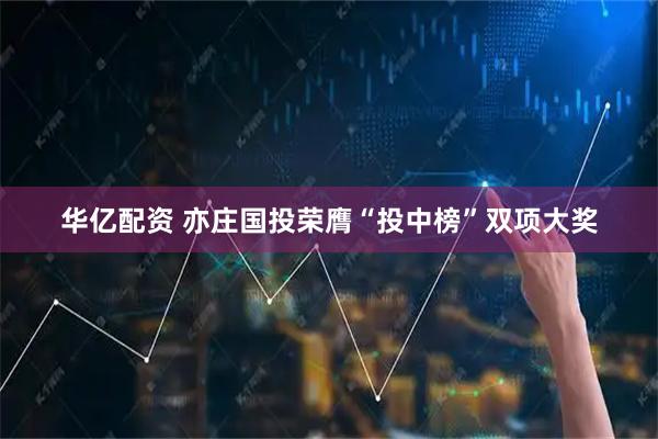 华亿配资 亦庄国投荣膺“投中榜”双项大奖